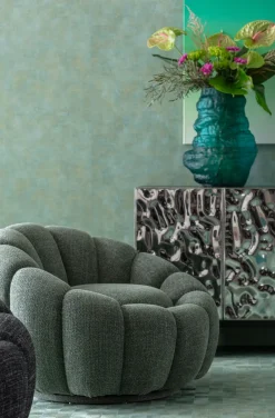 KARE Design Nojatuolit*Peppo Bloom Melange Kääntyvä Nojatuoli Vihreä