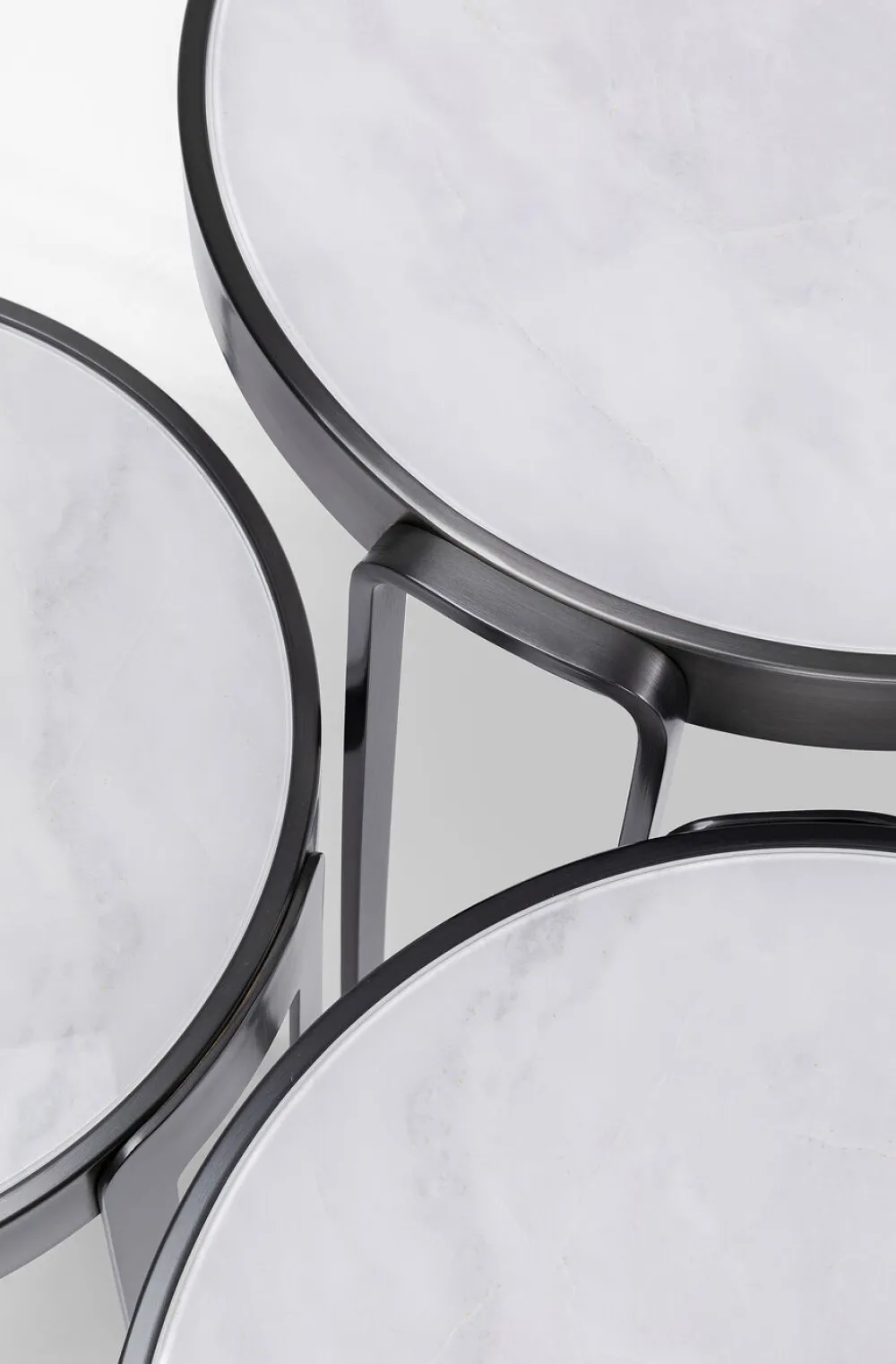 KARE Design Sohvapöydät|Olohuone*Perelli Sohvapöytä, Musta (3/Setti)