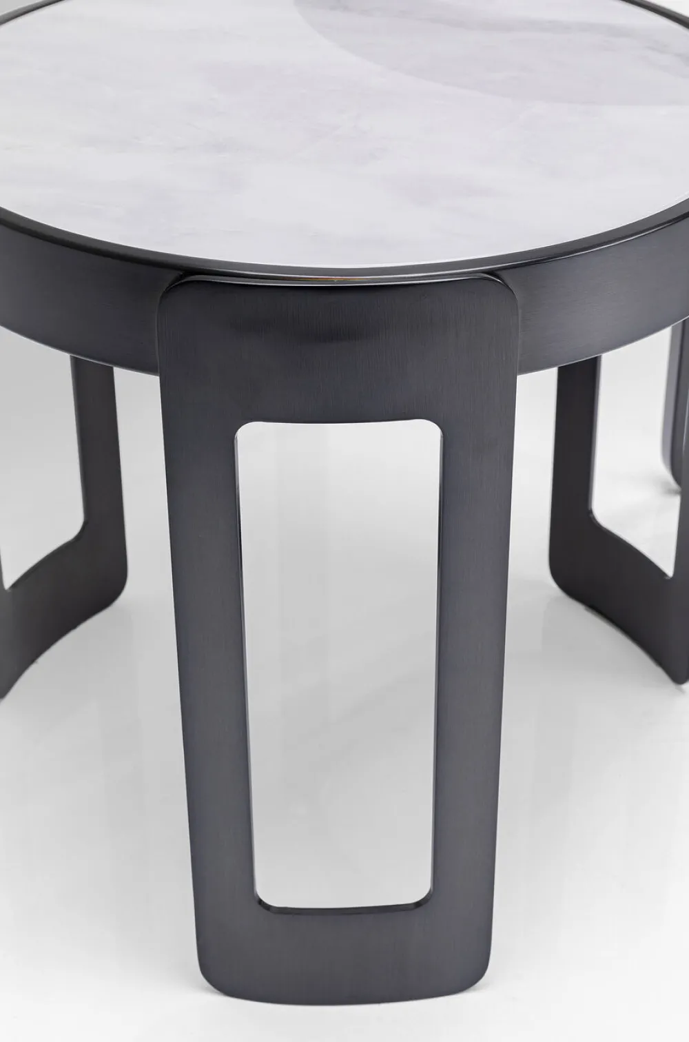 KARE Design Sohvapöydät|Olohuone*Perelli Sohvapöytä, Musta (3/Setti)