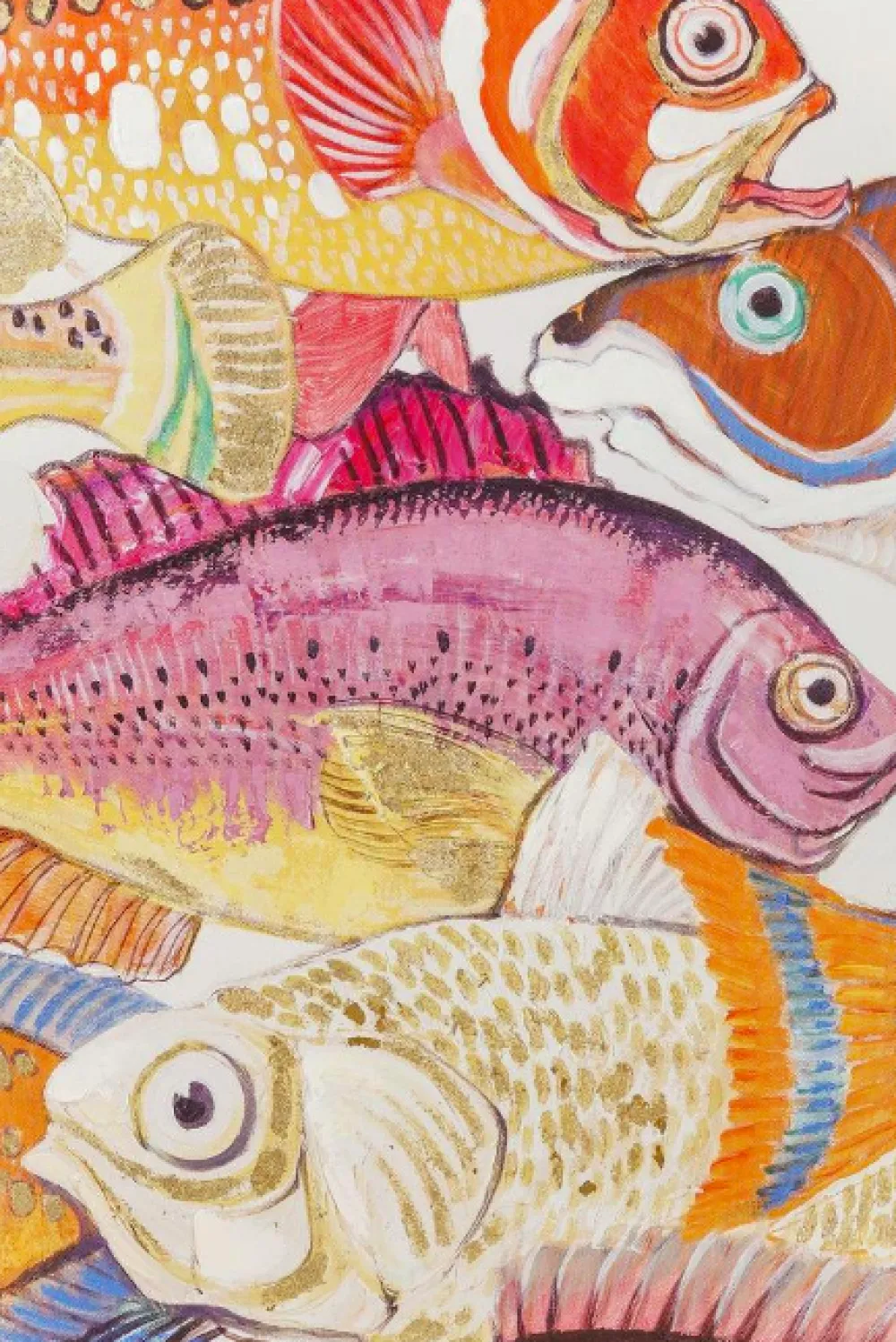 KARE Design Taulut|Olohuone*Picture Touched Fish Meeting One Kalat Taulu 75x100cm