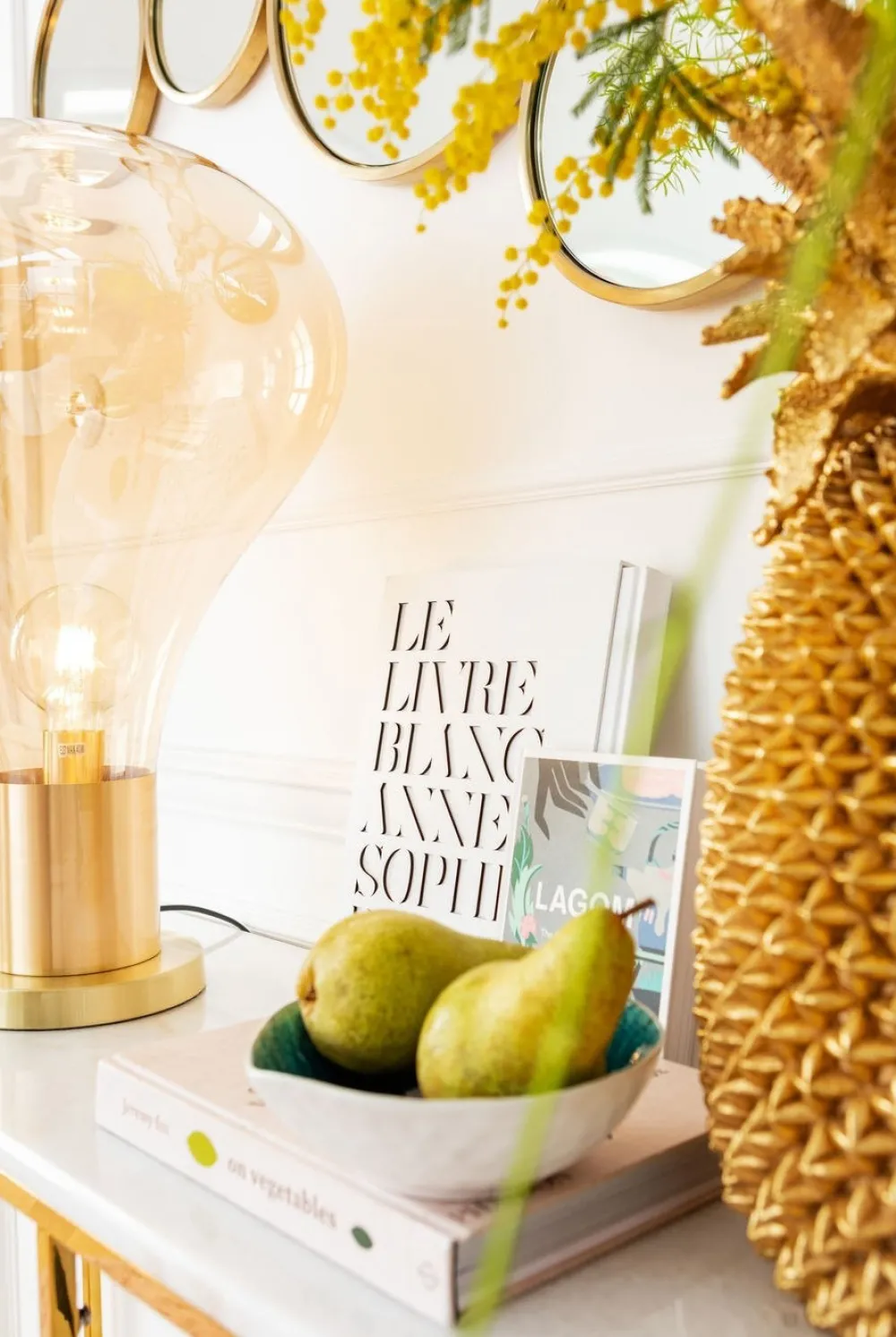 KARE Design Maljakot|Olohuone*Pineapple Ananas Maljakko 50cm