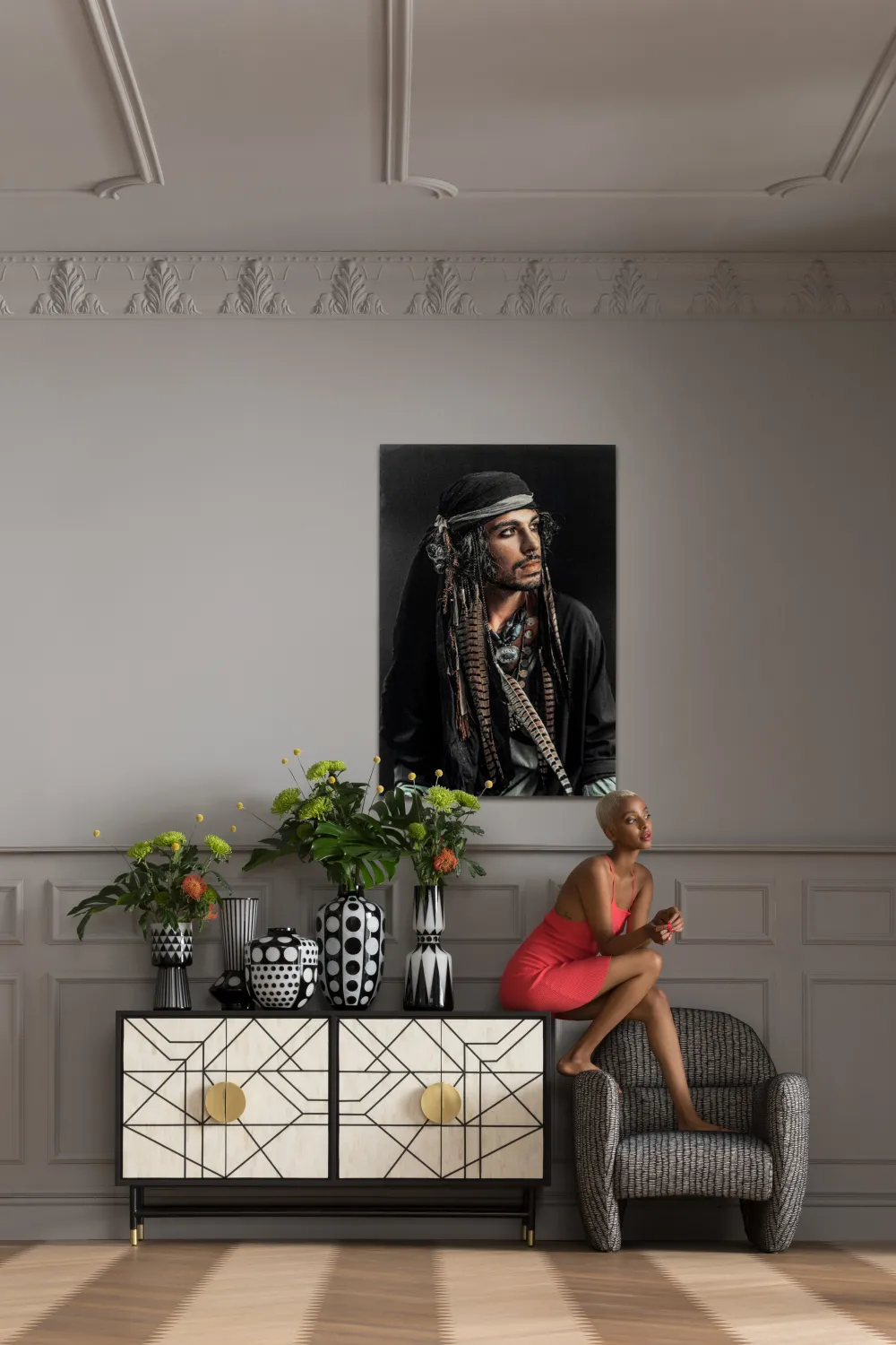 KARE Design Taulut|Olohuone*Pirate Lasitaulu 80x120cm