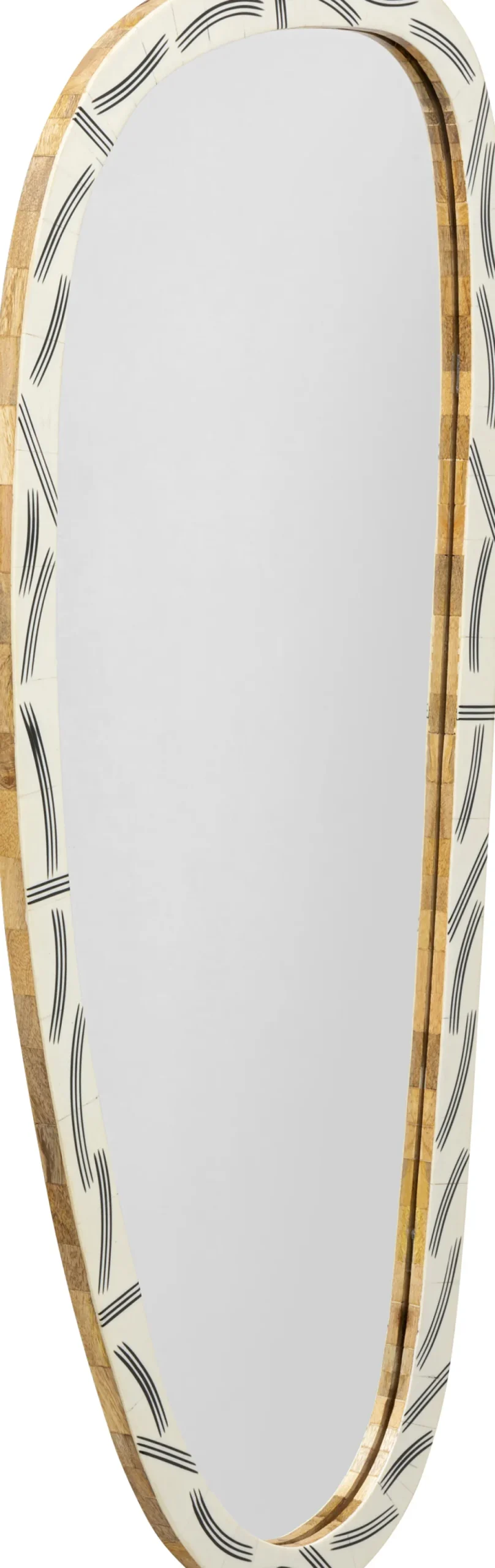 KARE Design Peilit*Planos Seinäpeili, Valkoinen 43x93cm