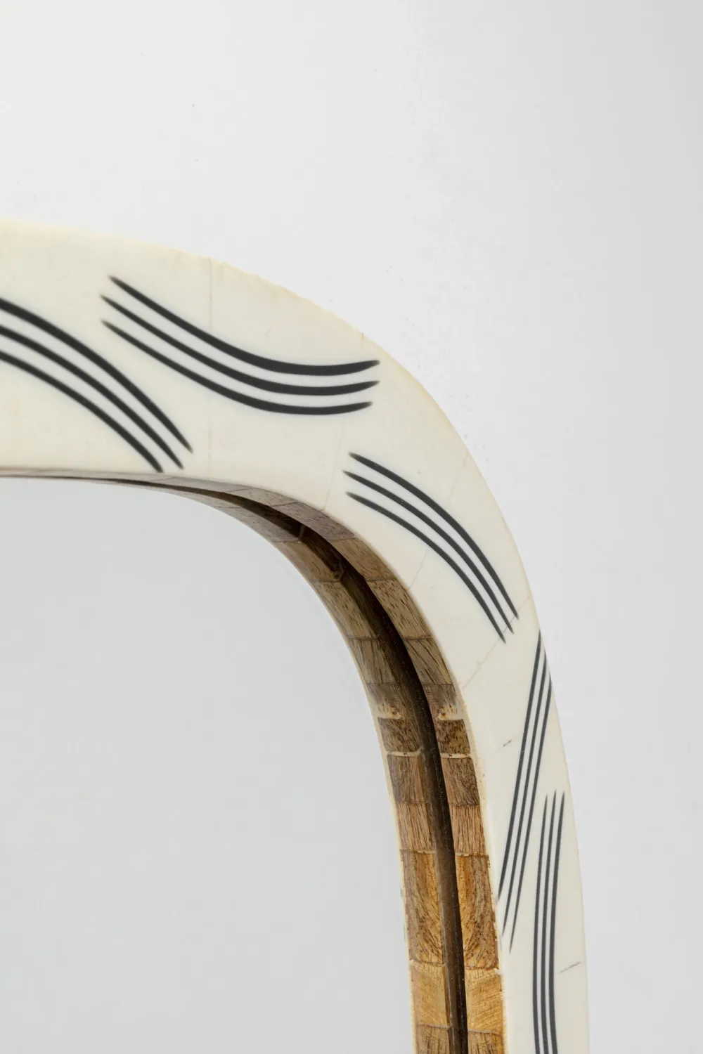 KARE Design Peilit*Planos Seinäpeili, Valkoinen 43x93cm