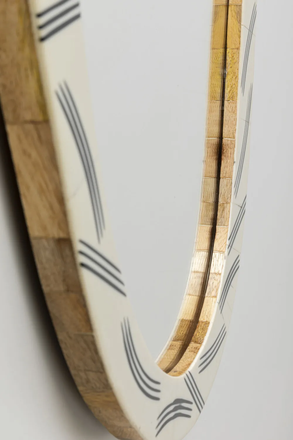 KARE Design Peilit*Planos Seinäpeili, Valkoinen 43x93cm