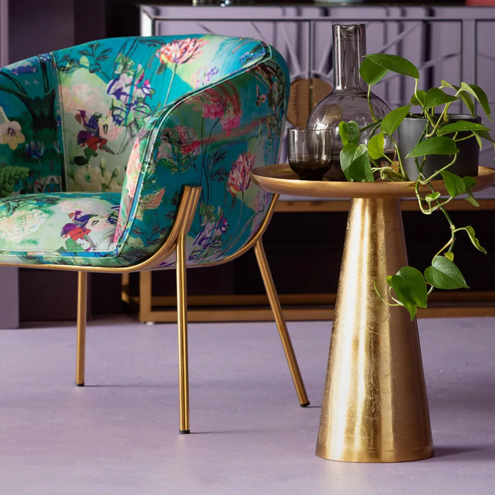 KARE Design Sohvapöydät*Plateau Uno Sivupöytä, Messinki Ø45cm