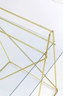 KARE Design Työpöydät|Pöydät*Polar Pöydän Jalat (Pari) Brass Matt 31x49cm