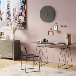 KARE Design Työpöydät*Polar Pöydän Jalat (pari) Musta 31x49cm