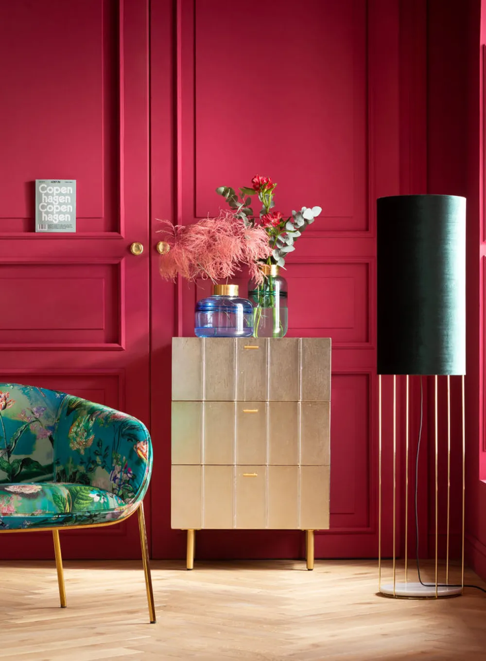 KARE Design Maljakot|Olohuone*Positano Belly Maljakko, Vihreä 28cm