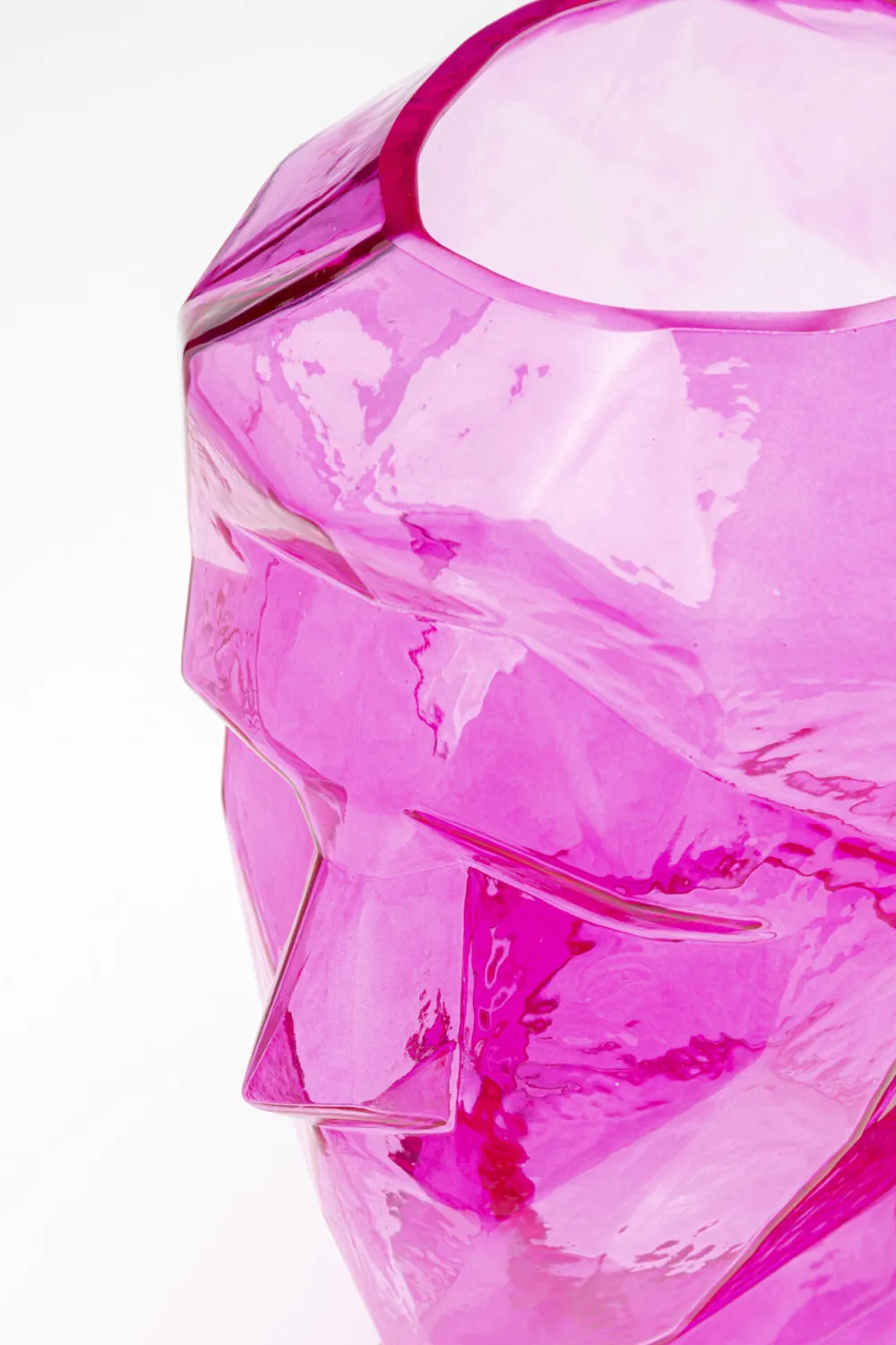 KARE Design Maljakot|Olohuone*Prisma Face Kasvot Maljakko Pinkki 30cm