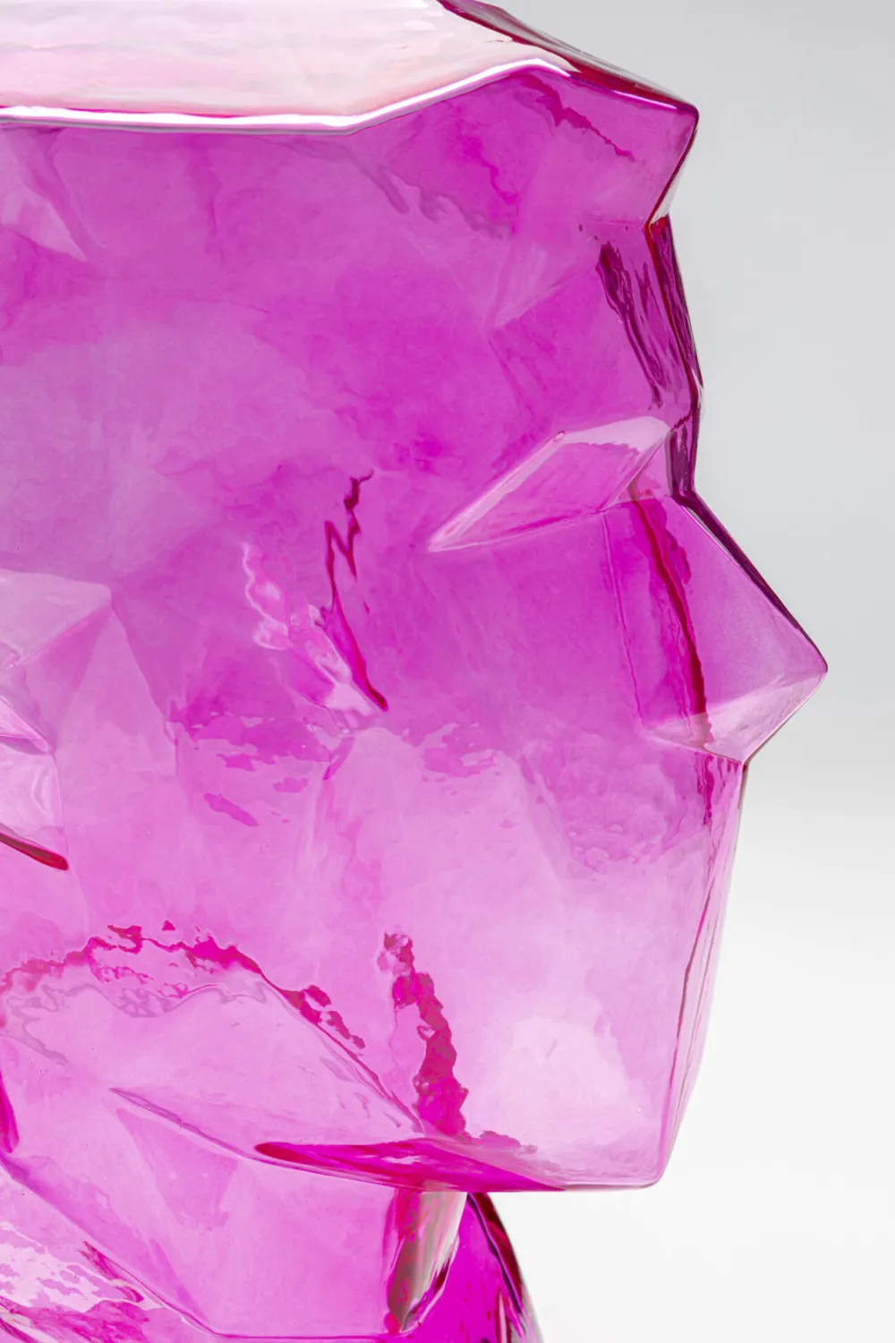 KARE Design Maljakot|Olohuone*Prisma Face Kasvot Maljakko Pinkki 30cm