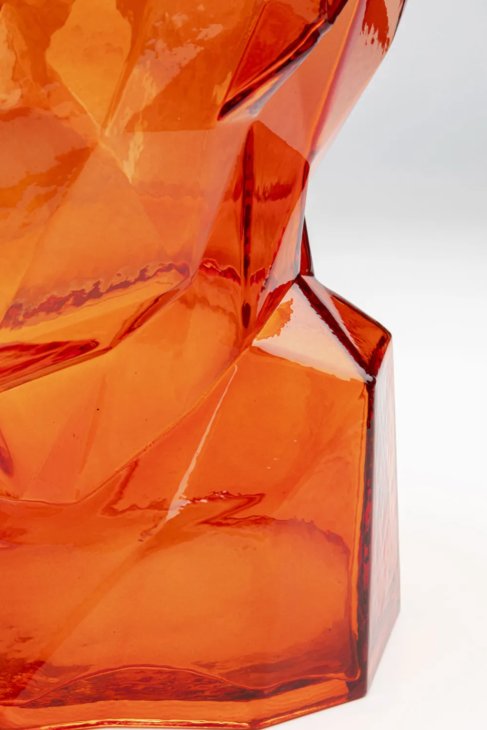 KARE Design Maljakot|Olohuone*Prisma Face Kasvot Maljakko Oranssi 30cm