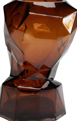 KARE Design Maljakot|Olohuone*Prisma Face Maljakko Ruskea 30cm