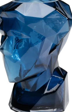 KARE Design Maljakot|Olohuone*Prisma Face Maljakko Sininen 30cm