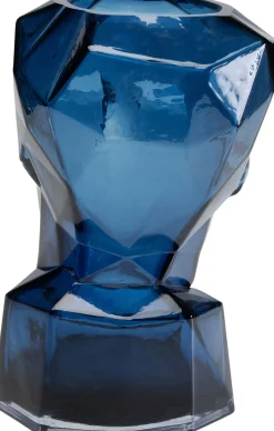 KARE Design Maljakot|Olohuone*Prisma Face Maljakko Sininen 30cm