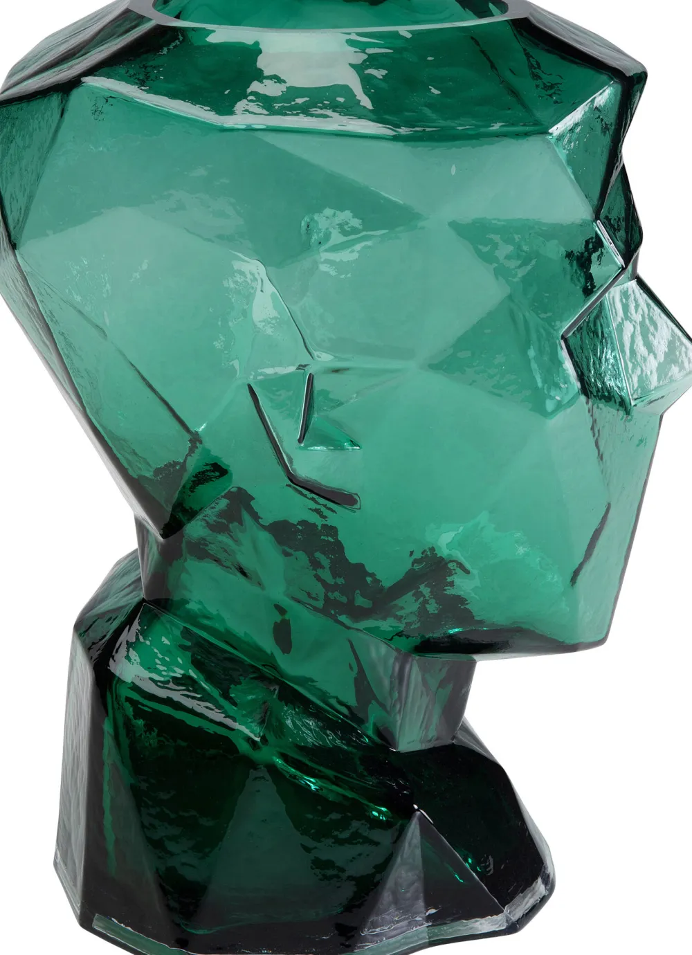 KARE Design Maljakot|Olohuone*Prisma Face Maljakko Vihreä 30cm