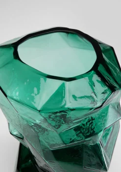 KARE Design Maljakot|Olohuone*Prisma Face Maljakko Vihreä 30cm