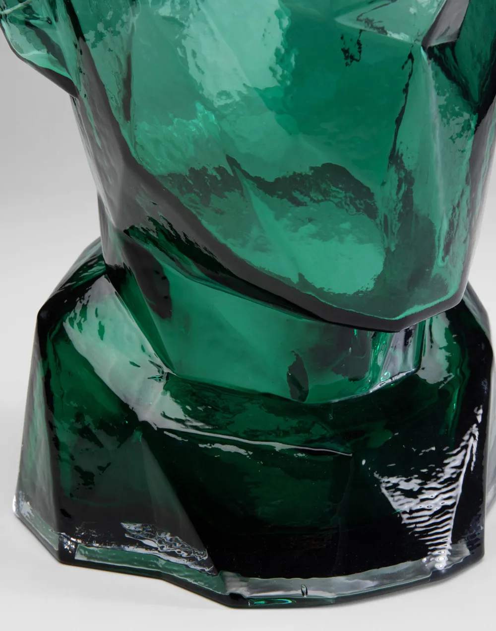 KARE Design Maljakot|Olohuone*Prisma Face Maljakko Vihreä 30cm