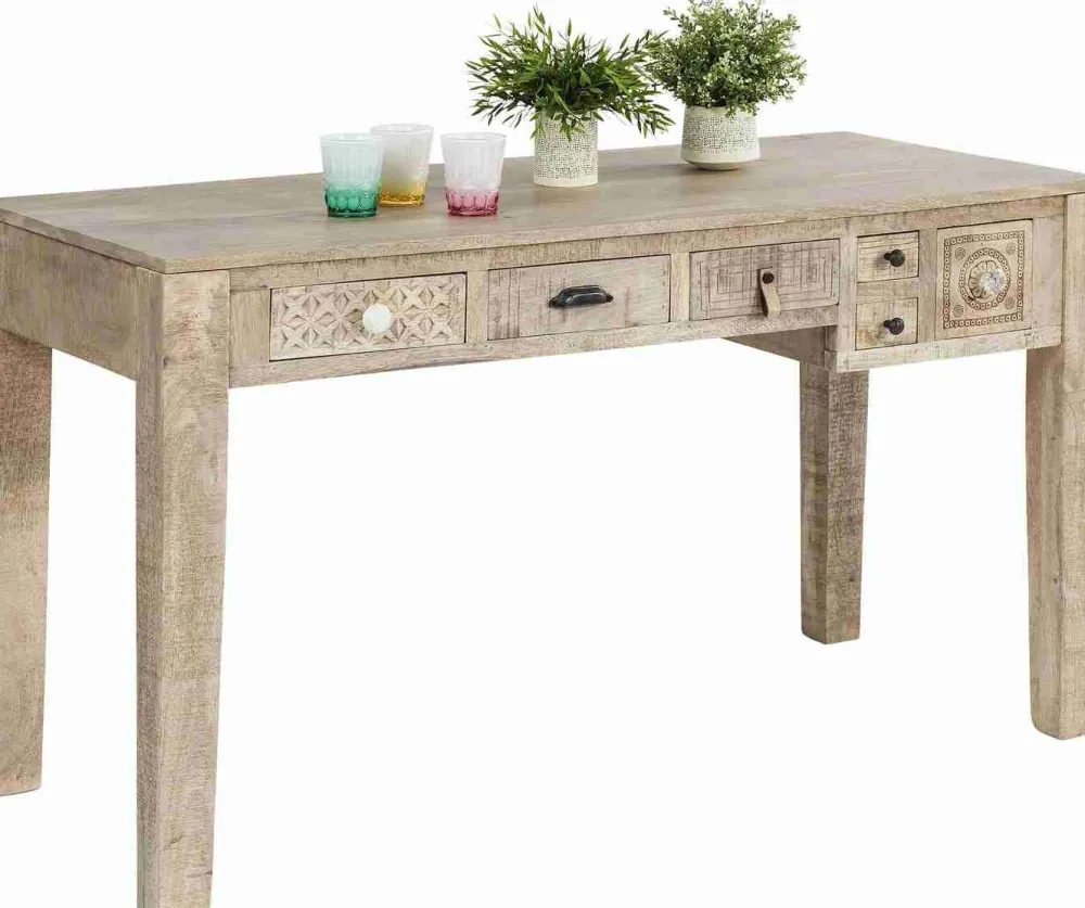 KARE Design Työpöydät*Puro Työpöytä, 6 Laatikkoa 135x60cm