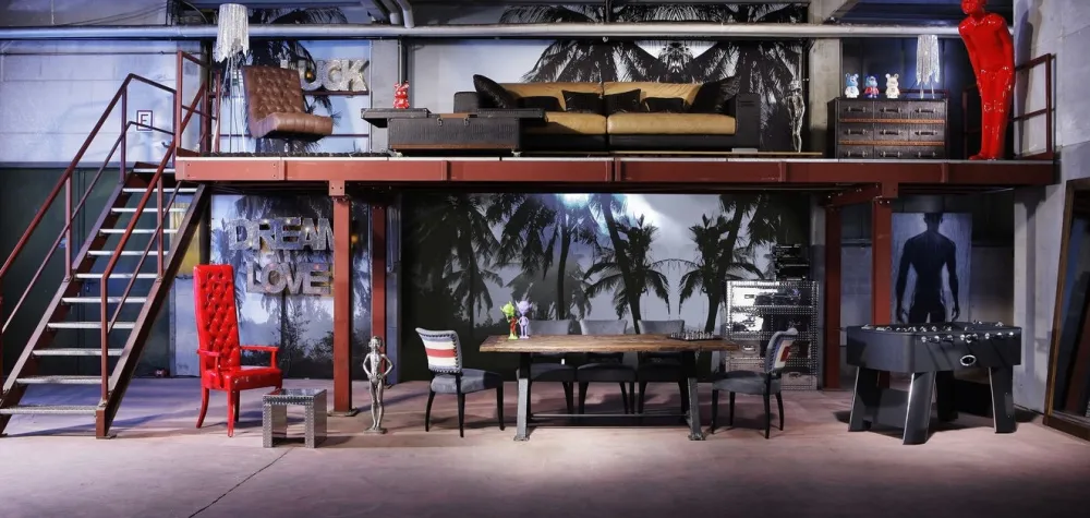 KARE Design Pöydät*Railway Unique Pöytä 210x100cm