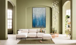 KARE Design Taulut|Olohuone*Rain Shower Kehystetty Taulu 120x180cm