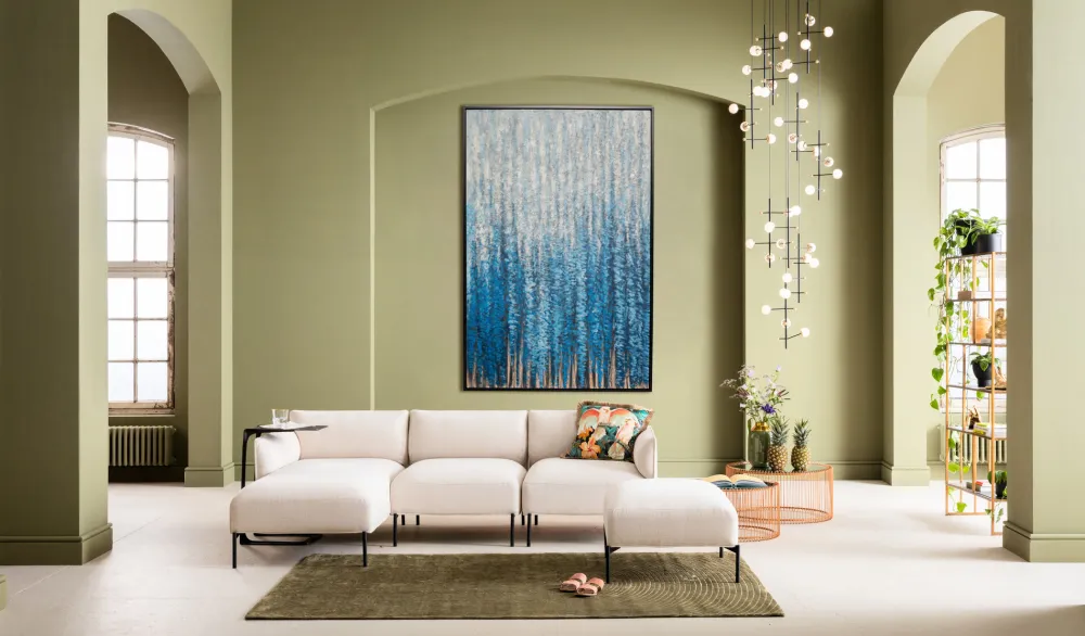 KARE Design Taulut|Olohuone*Rain Shower Kehystetty Taulu 120x180cm