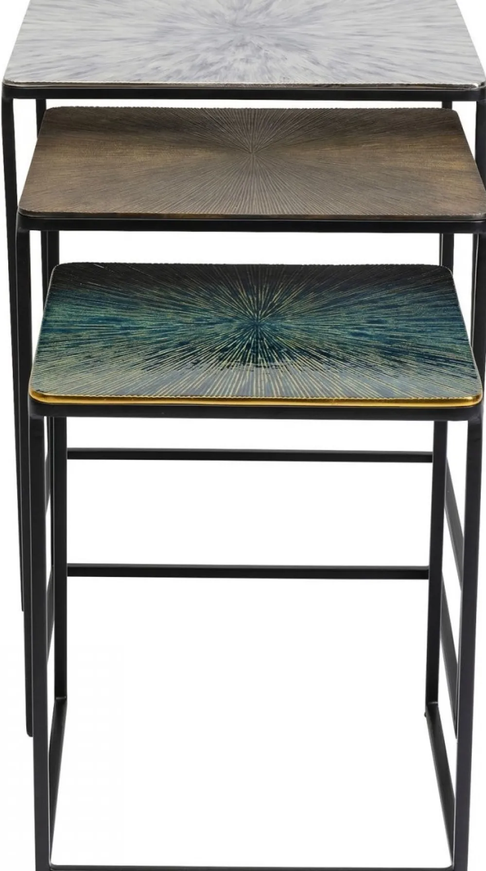 KARE Design Sohvapöydät*Ray Square Sivupöytä (3/Setti)