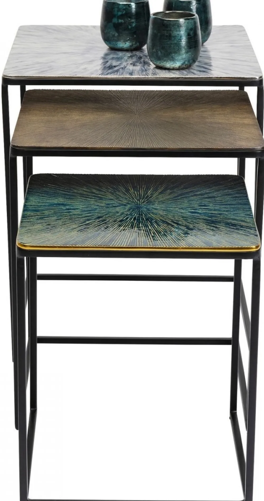 KARE Design Sohvapöydät*Ray Square Sivupöytä (3/Setti)