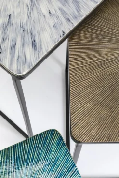 KARE Design Sohvapöydät*Ray Square Sivupöytä (3/Setti)