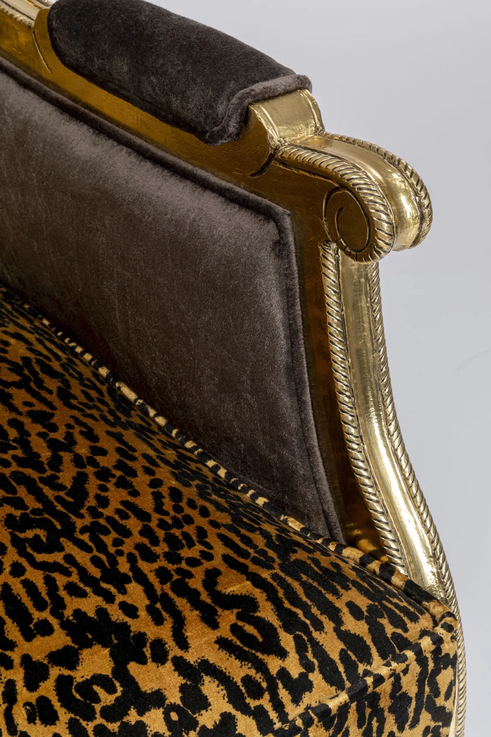 KARE Design Olohuone|Nojatuolit*Regency Leo Nojatuoli - Leopardikuvio, Kulta