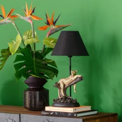 KARE Design Pöytävalaisimet*Relax Leopard Leopardi Pöytävalaisin 50cm