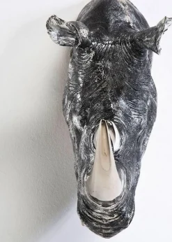 KARE Design Seinäkoristeet*Rhino Head Antique Deco Koriste-esine