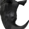 KARE Design Seinäkoristeet*Rhino Head Antique Seinäkoriste, Musta 22x43cm
