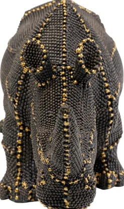 KARE Design Koriste-Esineet*Rhino Rivets Pearls Sarvikuono Koriste-esine 26cm