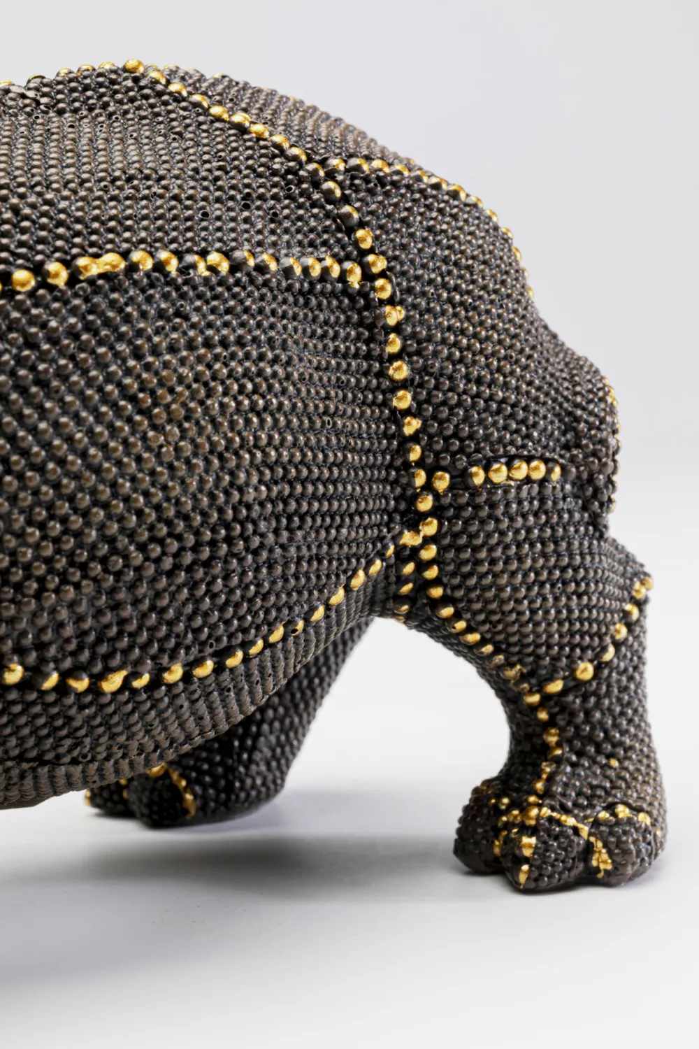 KARE Design Koriste-Esineet*Rhino Rivets Pearls Sarvikuono Koriste-esine 26cm