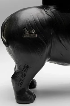 KARE Design Koriste-Esineet*Rhino Sarvikuono Koriste-esine Musta 41cm