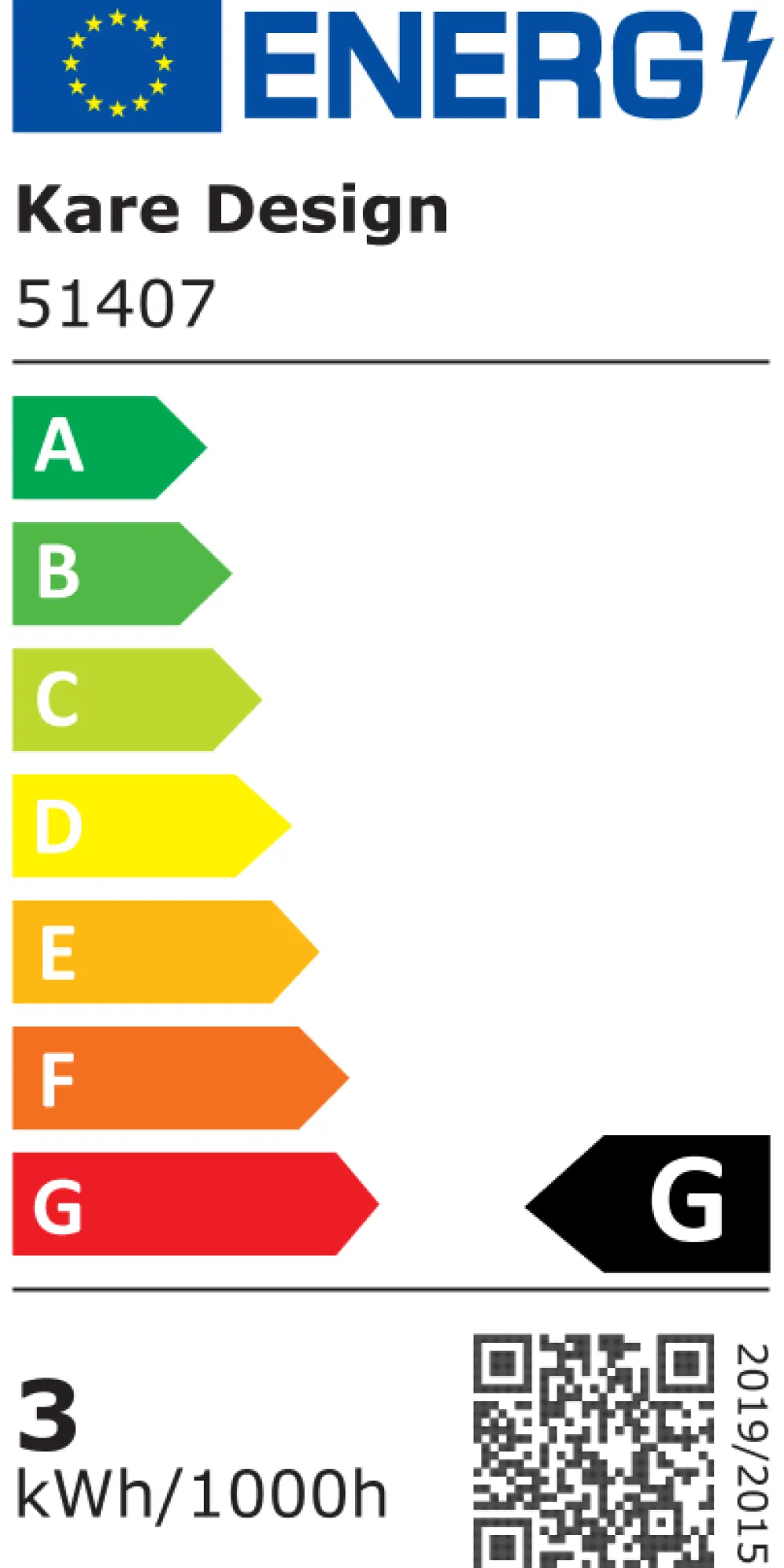 KARE Design Polttimot*Riffle LED Polttimo