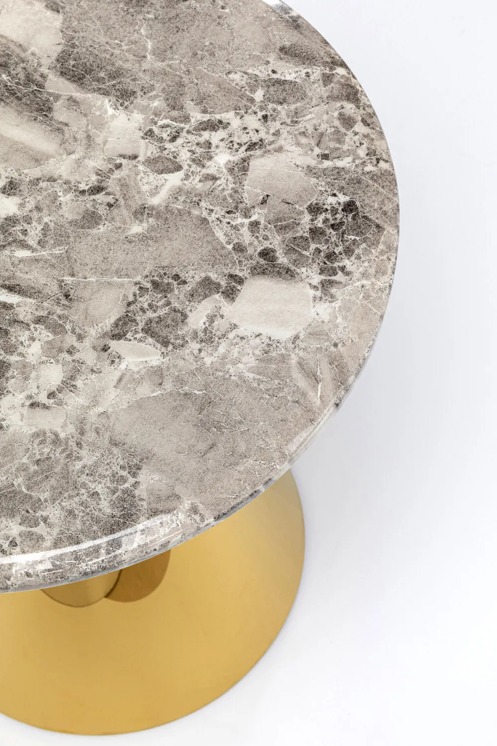 KARE Design Sohvapöydät|Olohuone*Rita Sivupöytä Kulta Ø50cm