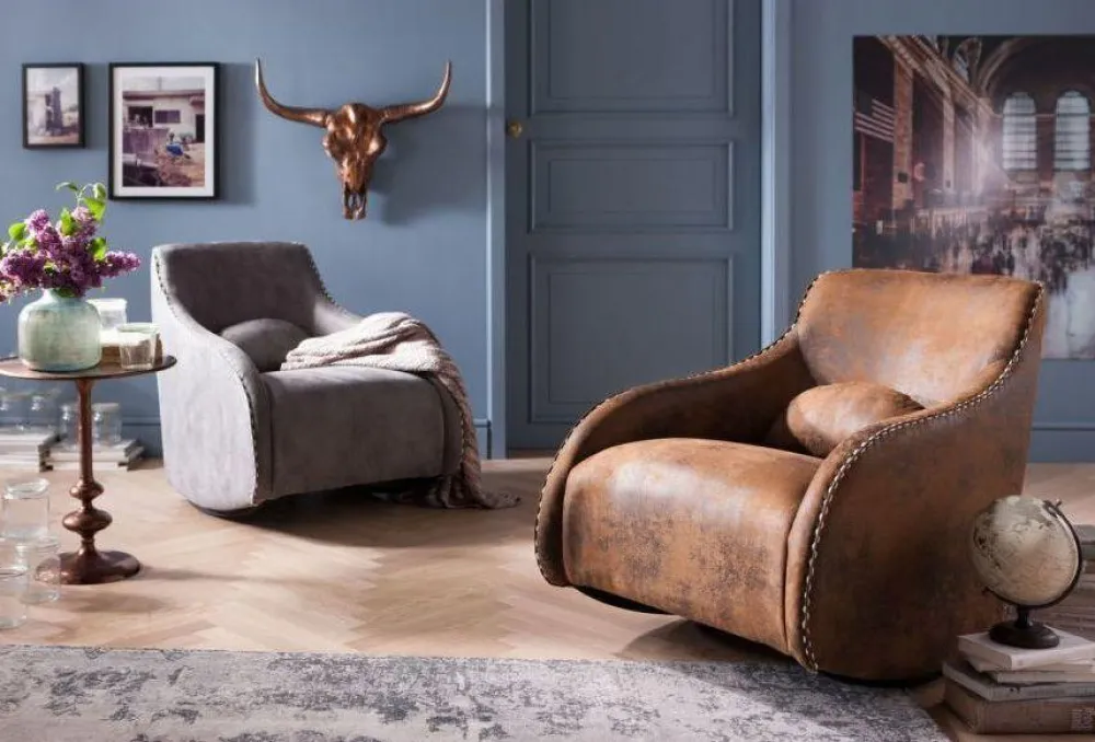 KARE Design Nojatuolit*Ritmo Vintage Smart Keinutuoli