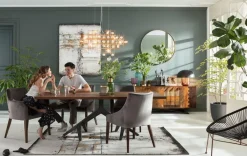 KARE Design Pöydät*Roots Dark Pöytä 100x220cm