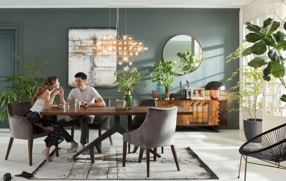 KARE Design Pöydät*Roots Dark Pöytä 100x220cm