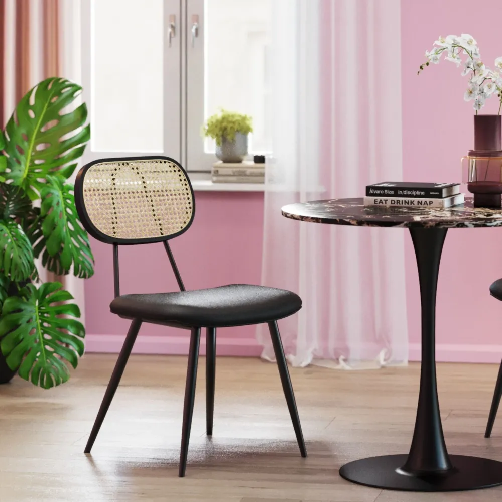 KARE Design Tuolit*Rosali Tuoli Musta