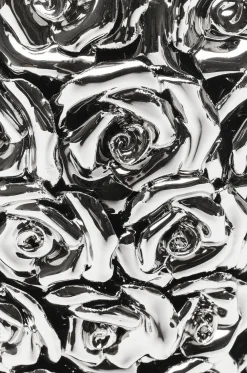 KARE Design Maljakot|Olohuone*Rose Multi Big Ruusu Maljakko, Kromi