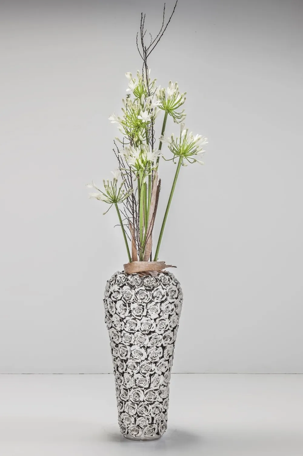 KARE Design Maljakot|Olohuone*Rose Multi Big Ruusu Maljakko, Kromi