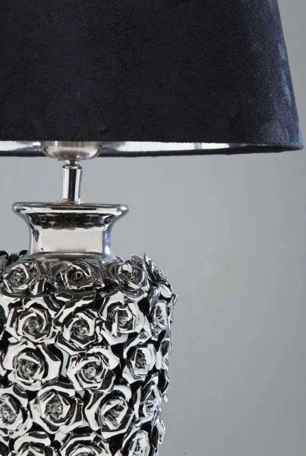 KARE Design Pöytävalaisimet*Rose Pöytävalaisin, Hopea 57cm