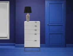 KARE Design Pöytävalaisimet*Rose Pöytävalaisin, Hopea 57cm