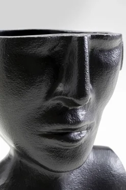 KARE Design Maljakot|Olohuone*Rostro Maljakko Musta 17cm