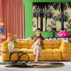 KARE Design Sohvat*Salamanca Sohva, 3-istuttava, Keltainen 240cm