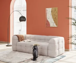 KARE Design Sohvat*Salamanca Sohva, 3-istuttava, Kermanvärinen 240cm