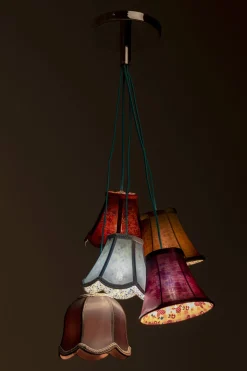 KARE Design Riippuvalaisimet*Saloon Flowers 5 Riippuvalaisin, Monivärinen